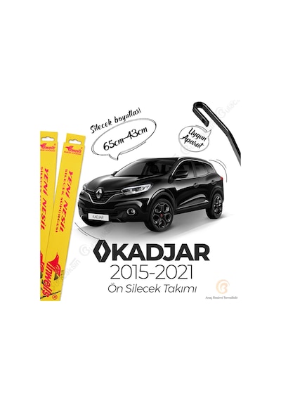Renault Kadjar Muz Silecek Takımı 2015-2021 İnwells Renault Kadjar Muz Silecek Takımı 2015-2021 İnwells