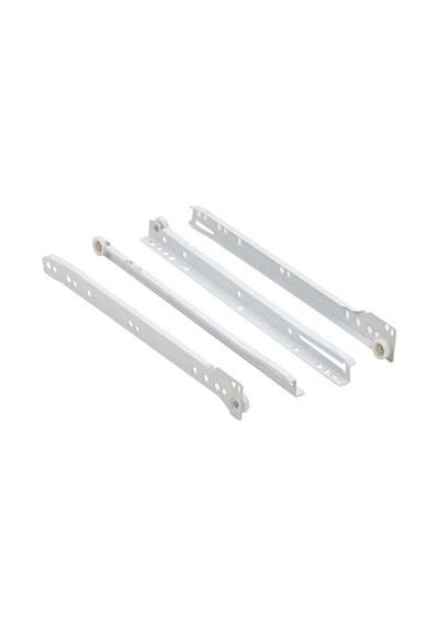 Standart Çekmece Kızağı Dolap Çekmece Rayı Beyaz 45cm 1 Takım Y- Metal