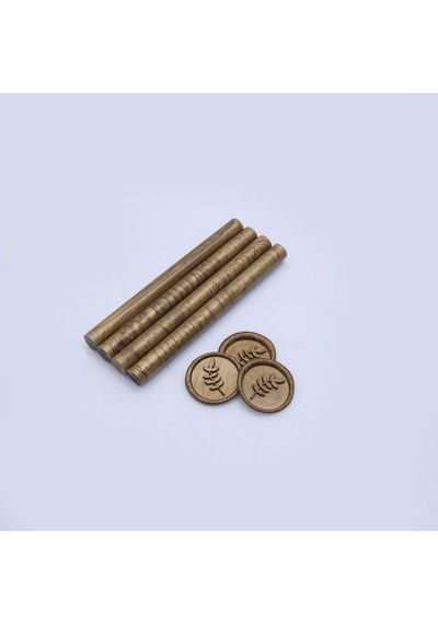 Mühür Mumu Çubuk 11mmx120mm 10 lu Paket Model: 501 ANTİK ALTIN
