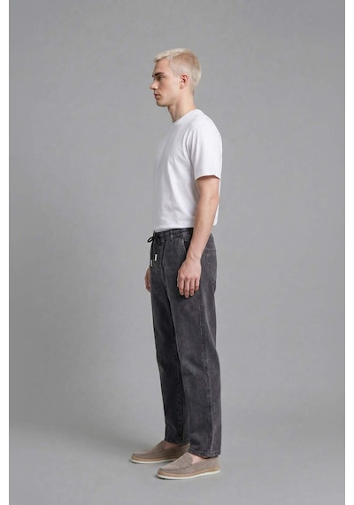 Defacto Wıde Leg Jean Pantolon H6568ax26smnm36 Antrasit-nm36