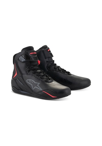 Alpinestars Stella Faster-4 Korumalı Kadın Motosiklet Botu Siyah Pembe Çok Renkli
