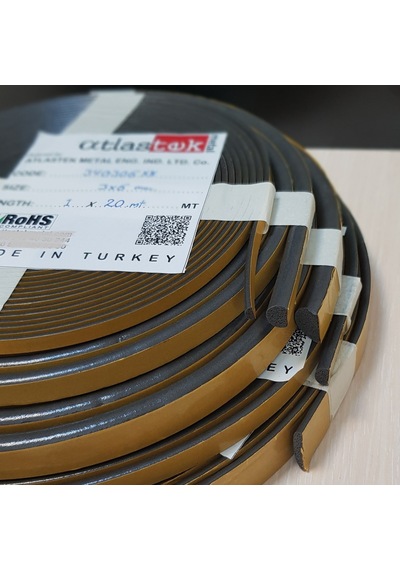 Iyi Kalite Ucuz Fiyat Esnek Yapışkanlı Conta 9X10 Mm 10Mt
