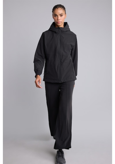 Defacto Regular Fit Rüzgar Geçirmez Su İtici Kapüşonlu Fermuarlı Cepli Polar Astarlı Mont H0672ax26wnbk81 Siyah-bk81