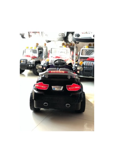 Aliş Toys Aliş Oyuncak Tx5 Sport 605k 12 Volt Uzaktan Kumanda & Mp3 Çalar Akülü Araba Siyah