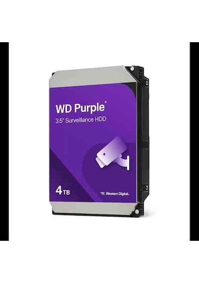 Wd Purple Wd44purz 3,5" 4tb, 128mb, 5400 Rpm, 7/24 Güvenlik Hdd Türkiye Distribütörü
