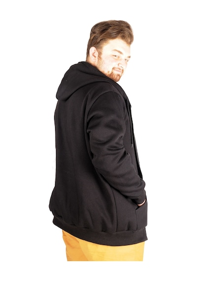 Mode Xl Erkek Sweatshirt Kapşonlu Zippered Basic 20543 Siyah 001 Mode Xl Erkek Sweatshirt Kapşonlu Zippered Basic 20543 Siyah 001