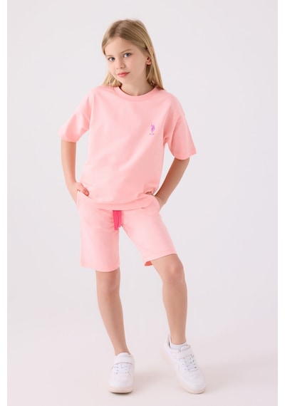 U.S. Polo Assn. U.s. Polo Assn Kız Çocuk Toz Pembe Bermuda Takım 5274-43567 Açık Pembe U.S. Polo Assn. U.s. Polo Assn Kız Çocuk Toz Pembe Bermuda Takım 5274-43567 Açık Pembe