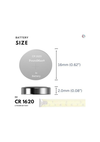 5 Adet 1620 Cr1620,dl1620 3v Düğme Pil
