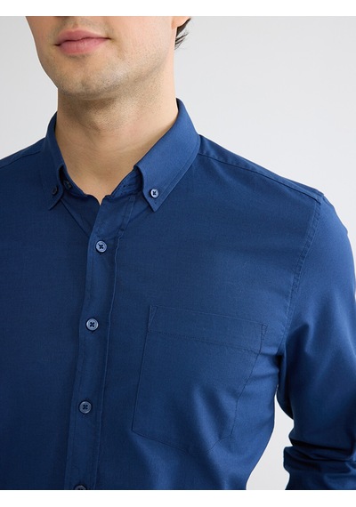 Lcwaıkıkı Classic Lacivert Regular Fit Oxford Erkek Gömlek