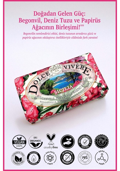 Nesti Dante Dolce Vivere Scilia Vegan Bakım Sabun 250 G