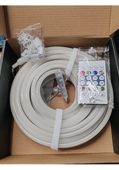 5v 10 Metre Usb Kitli Ip65 Ic-rgb Pixel Neon Şerit Led Bluetoothlu Ve Uzaktan Kumandalı