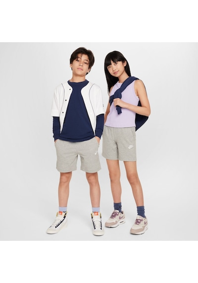 Nike Club Knit Çocuk Siyah Günlük Stil Şort Fz5512-063 Gri