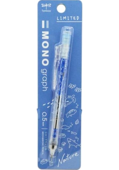 Tombow Mono Graph Nature Collection 0.5mm Mekanik Kurşun Kalem Ocean / Dpbxc-142a Mavi