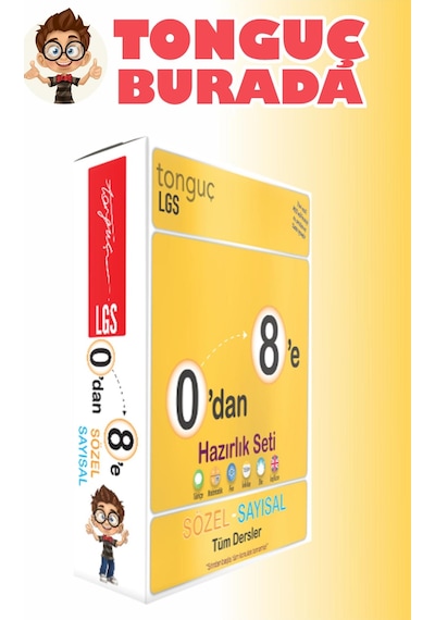 Tonguç Akademi 8. Sınıf 0'Dan 8'E Hazırlık Seti