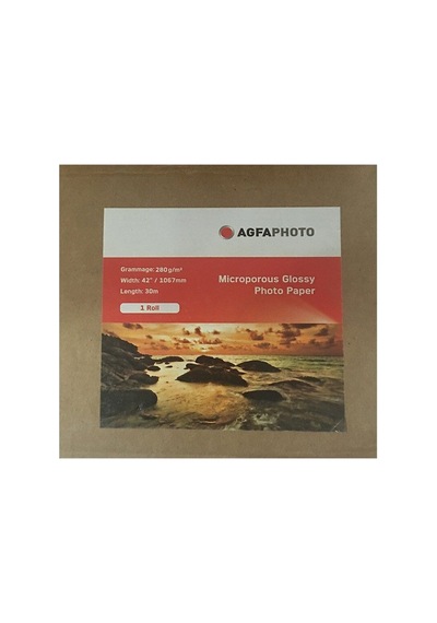 Premium Büyük Rulo Agfaphoto 106.2x30m Fotoğraf Kağıdı 280gr Parlak