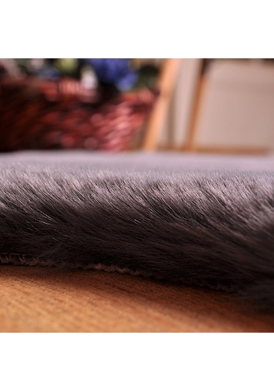 Soft Peluş Re x  Tavşanı Postu Antrasit