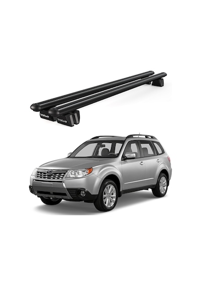 Pençe Subaru Forester Ara Atkı 2005-2013 Uyumlu Siyah Ara Atkı Port Bagaj Tavan Barı