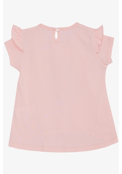 Breeze Kız Çocuk Tişört Bahar Temalı Balerin Kız Baskılı 1.5-5 Yaş, Pembe-pembe Pembe