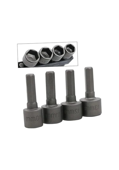9 Parça Manyetik Lokma Uç Seti, 5mm-13mm Arası Uygunluk, Matkapla Uyumlu