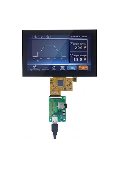 7 İnç Cof Dokunmatik Ekran Modeli: Dmg10600f070 01w Cof Serisi