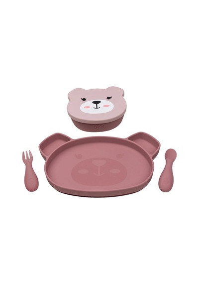 Tum Tum Silikon Beslenme Seti 7 Parça - Betsy Bear