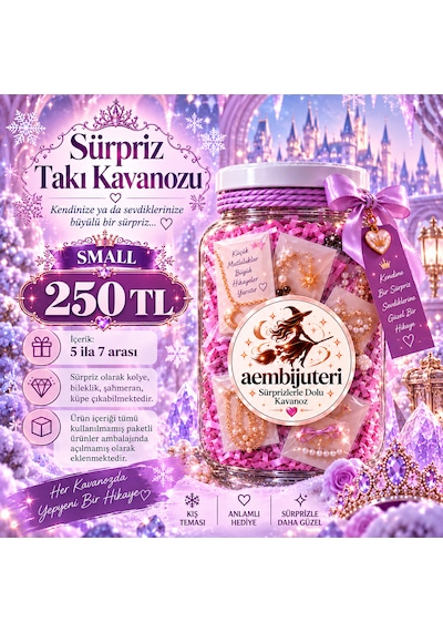 Sürpriz Takı Kavanozu Small Çok Renkli