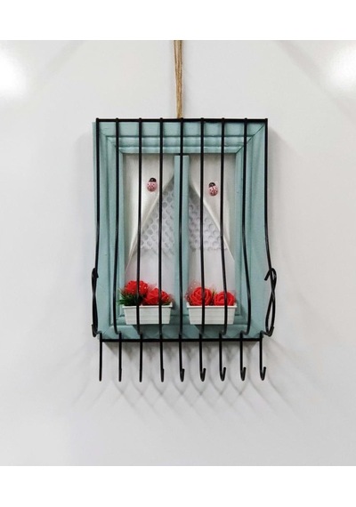 Pencere Tasarımlı Renkli Anahtarlık 16X25