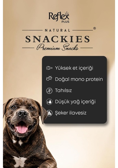 Tr Plus Snackies Natural Keçi Etli Şeritler Premium Köpek Ödül Maması 170 G