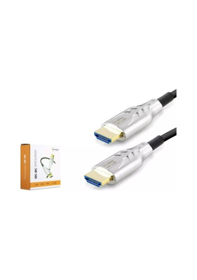 Hadron Hdx2047 Hdmı Kablo Pvc 8k 60hz 2.1v Optıc Od8.0 10m Siyah Kdo