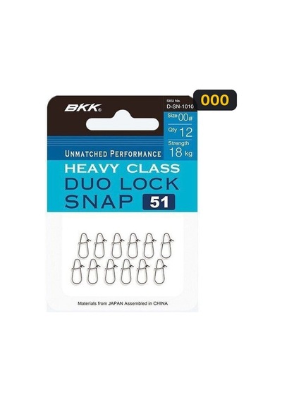 Bkk Duolock Snap-51 Maket Balık Klipsi 000