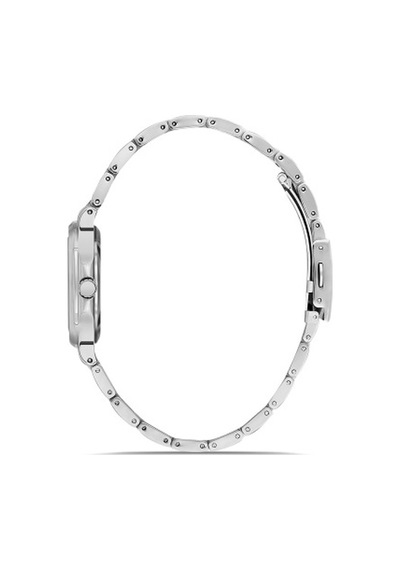 Ferro Quartz Çelik Gri 32 Mm Kadın Kol Saati Gri - Kırmızı