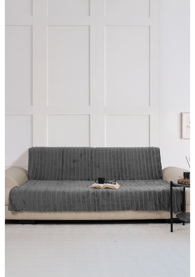 Elart Stil 170x215 Cm Koltuk Örtüsü Antrasit