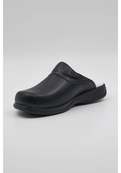 Term-0010 Quicksteps Professional Erkek Anatomik Ve Comfort Sabo Terlik Siyah