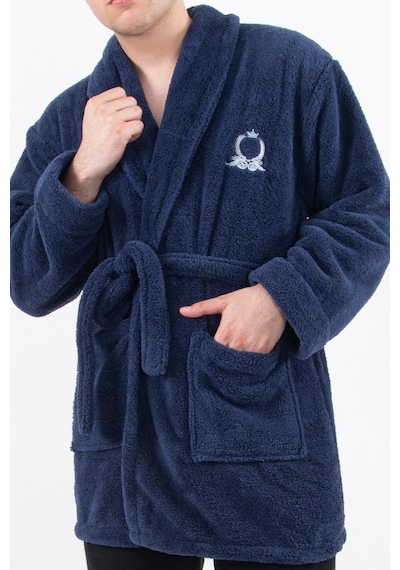 Rob Wellsoft Peluş Erkek Sabahlık Polar Robdeşambr Bornoz 001