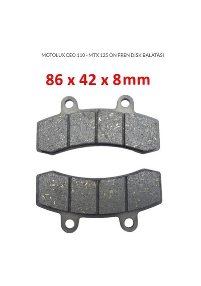 Motolux Ceo 110 -mtx 125 Ön Fren Disk Balatası