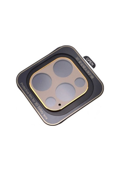 Apple Uyumlu iPhone 12 Pro Max Zore Kamera Koruyucu Gold