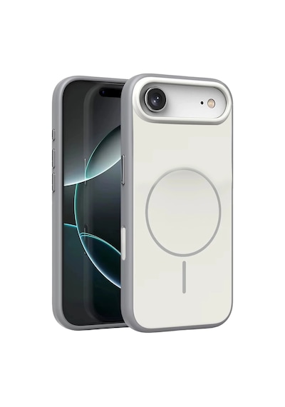Gld-spt- Newface Apple Uyumlu iPhone 17 Air Neva Magsafe Kapak - Gri