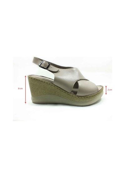 Marine Shoes Hakiki Deri Sandalet Silver 86 063-177 001