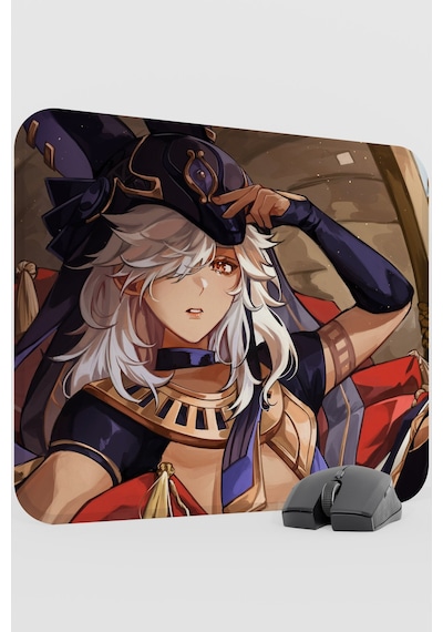 Cyno Genshin Impact Anime Gacha V1 - 48x40 Xl Gaming Mouse Pad Fare Altlığı