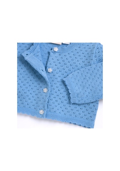 Chicco Kız Bebek Örgü Hırka 09101853000000 000025 Mavi