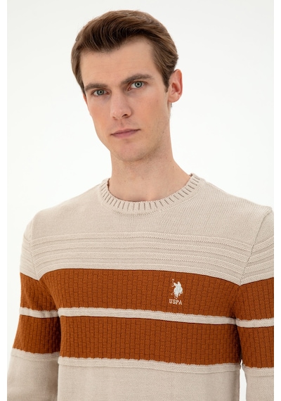 U.S. Polo Assn. Erkek Taş Melanj Kazak 50293041-VR225