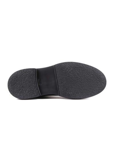Shoetyle - Siyah Deri Erkek Chelsea Bot 250-080-922 Siyah