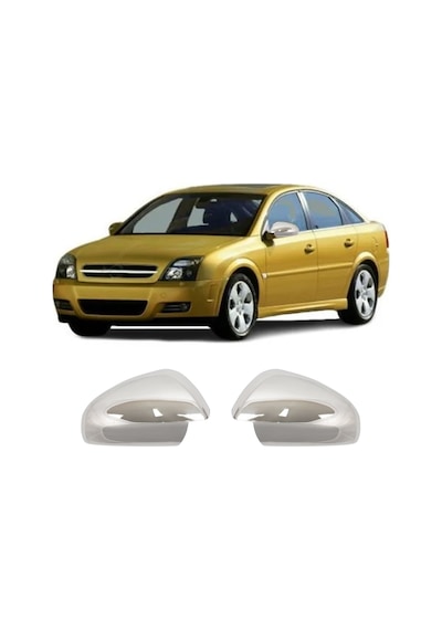 Opel Vectra C Uyumlu 2002-2008 Krom Ayna Kapağı 2 Parça Paslanmaz  Çelik