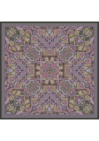 Armine Sura İpek Eşarp -2025/2026 -9421 Koyu Gri