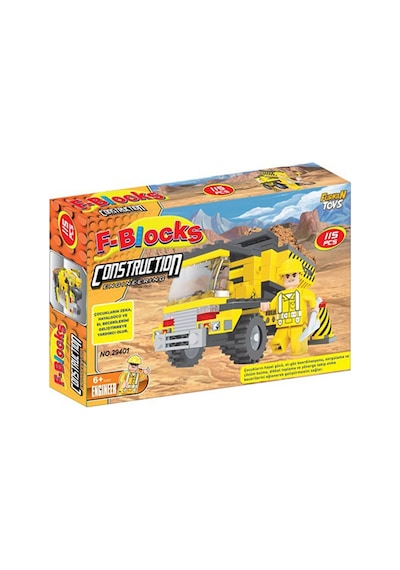 Furkan Toys F-Blocks Inşaat Seti 115 Parça