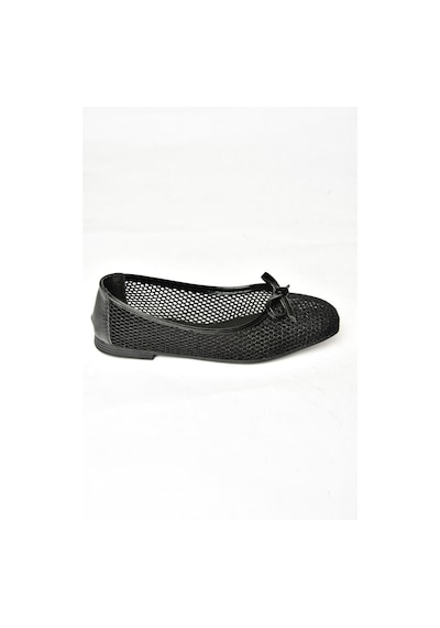 Fox Shoess476350115 Siyah File Kadın Babet Siyah