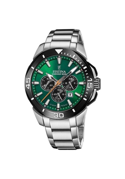 Festına F20641/a Chrono Bıke Erkek Kol Saati Gümüş