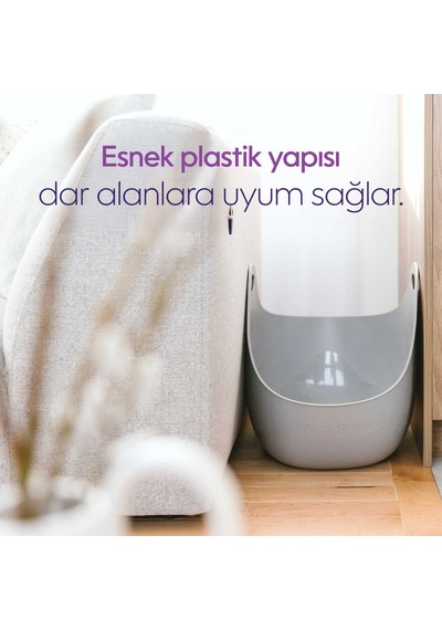Yüksek Duvarlı Kolay Temizlenen Kedi Kum Kabı Yumuşak Esnek Taşınabilir Premium Kedi Tuvaleti