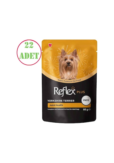Reflex Plus Yorkshire Terrier Köpek Pouch Mama 85 Gr 22 Ad