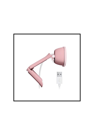 Logıtech 960-001623, Brıo 100 Wcm V-u0072, Full Hd, Dahili Mikrofonlu, Rose Webcam